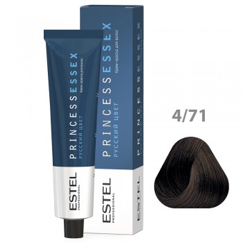 Крем-краска PRINCESS ESSEX 4/71 Шатен коричнево-пепельный 60 мл